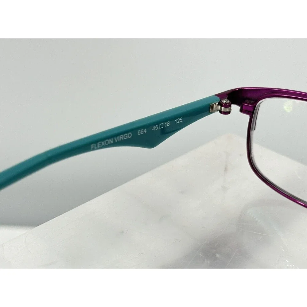 Flexon Kids Eyeglasses Frames VIRGO 664 Blue Purple 45-18-125 (C6-19)